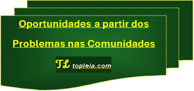 Identificação de Oportunidades a partir dos Problemas nas Comunidades